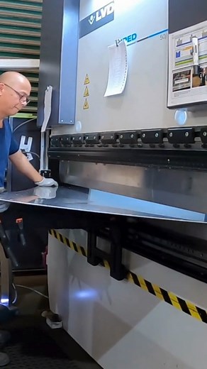 Edwardo vs. sheet metal. No contest. Bend. Stack. Prep. Repeat #M2Manufacture #Bendpress #CNCFolding #EngineeringBackbone | M2 Manufacture