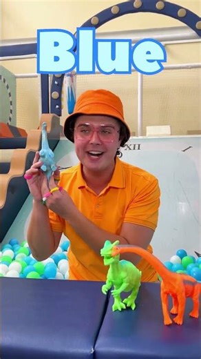 Dino Color Party 🦖🌈 Learn Colors with Dinosaurs! #shorts #learning