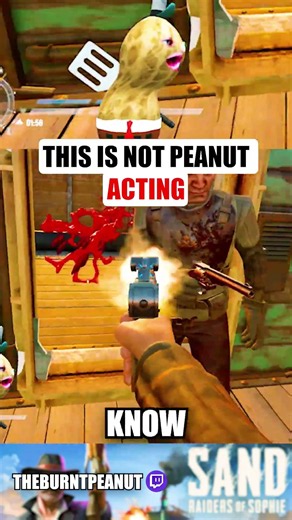 This is not Peanut acting 💀