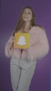 Funny social media ad with a girl - Free Stock Video