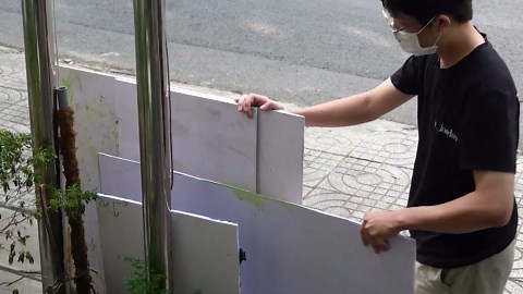 Transforming Spaces: A Ceiling Covered in Moss