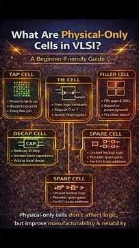 Physical only cells in VLSI Physical Design #vlsi #vlsidesign #nvidia #nvidiastock #neso