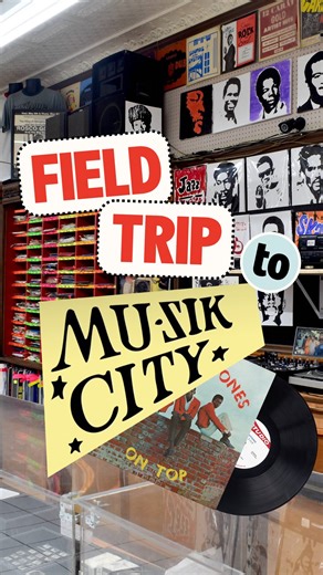 The Locavore Guide on Instagram: "It’s a family affair at Muzik City, where fans of reggae music travel from all over the world to share the history of Studio One records. With reverence for the legacy of his grandfather and an eye on the future, Ian and his family keep the magic alive in Cypress Hills. Fun fact: all of the paintings in the store are done by Ian’s mom, and she takes commissions! 📍 Muzik City, 3135 Fulton Street, Cypress Hills, Brooklyn"