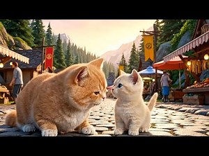 Munchkin Cat Mother and Kitten Explore Their New Home Heartwarming First Moments