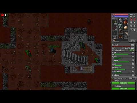 220 Level on Rookgaard (848k trolls)