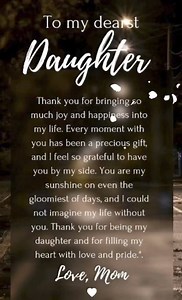 98K views · 2.6K reactions | To My Dearest Daughter.. | Inspire Your Beautiful Soul | Facebook