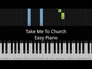 Take Me To Church (Hozier) - Easy Piano Tutorial