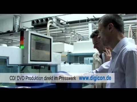 Ablauf einer CD / DVD Produktion im Presswerk