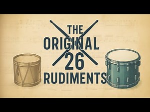 Are the Original 26 Drum Rudiments important? History, Purpose, and Legacy!