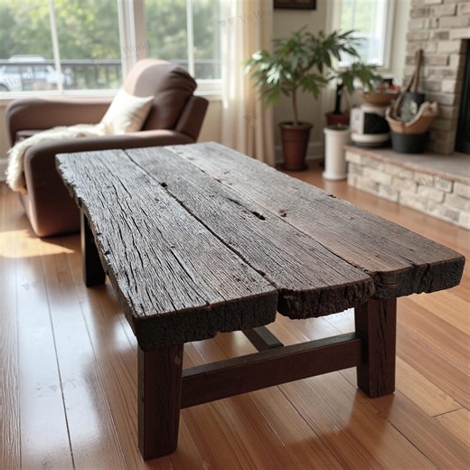 Handcrafted Driftwood Coffee Table: Rustic Sculptural Wood Art - Etsy