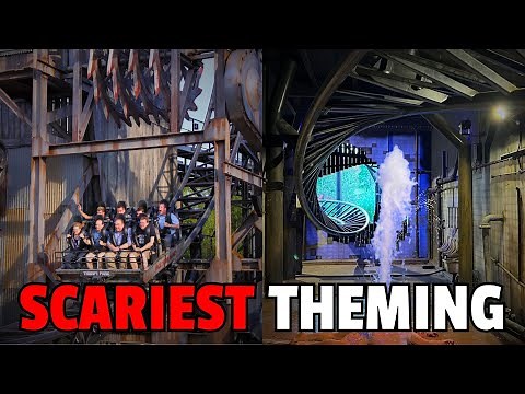 Scariest Themed Roller Coasters in the World!
