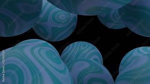 Blue circle moving to each other