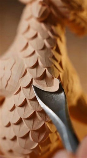 Wooden Dragon Sculpture Carving Process