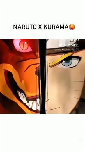 Naruto x kurama ll 💯🤯