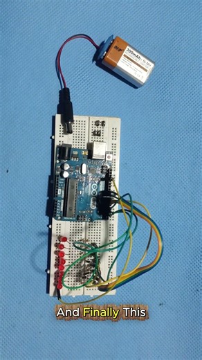 Knight Rider LED Effect using Arduino | Arduino project | DIY Electronics | #Fun_Electronics