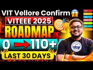 VITEEE 2025 Roadmap 🔥 | Baap Strategy with Resources 🤔 | VITEEE 2025 Exam Strategy | VIT Vellore