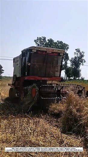 Watch This Harvester Turn Crop Residue Into Useful Mulch!