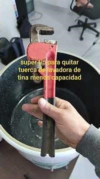 Super technique for removing the nut from tub washing machines