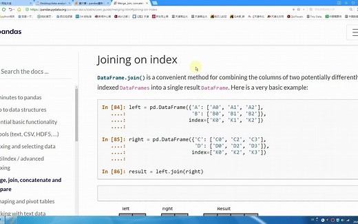 第六章（4）：数据合并函数join（）