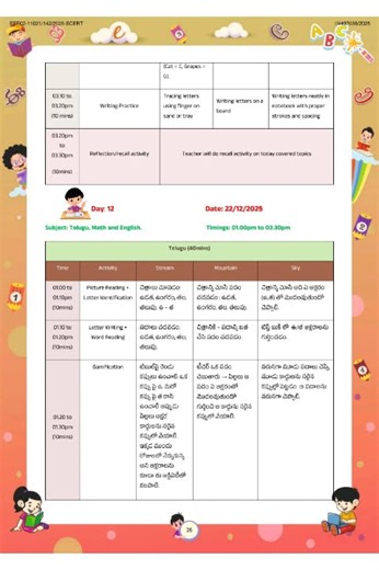 #fln#75-days action plan#grade#1&2#22/12/2025