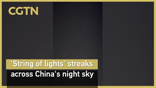 'String of lights' streak across China's night sky: Starlink satellites