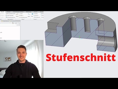 Creo Stufenschnitt - PTC Creo Tutorial für Anfänger
