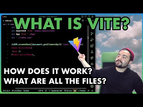 What is Vite? How does it work? Explaining all the files in a generated React + TypeScript App
