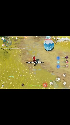 thats her highest damage omg 😨 #genshinimpact #lemonskio #fyp #klee