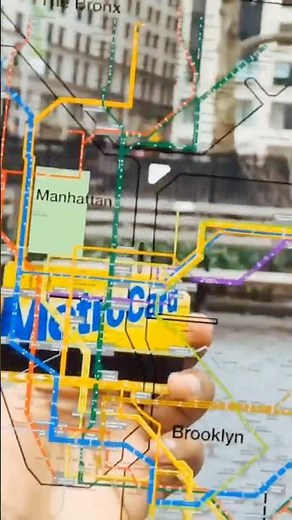 Augmented Reality MetroCard Takes Over NYC Subway Maps!
