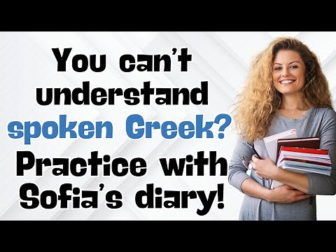 Greek Listening Practice for Beginners | Sofia’s Diary | A1–A2 Level Greek Exercise