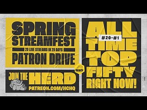 Top 50 of All-Time, of Right Now - #20 thru #1 by Heavy Cardboard