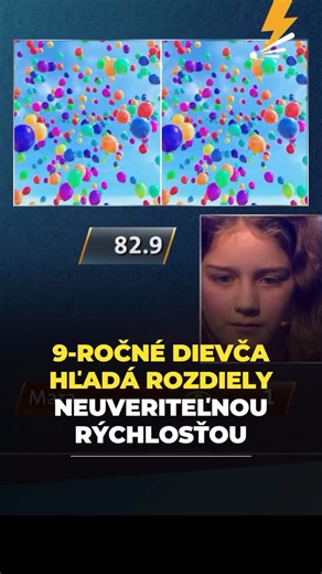 interezsk on Instagram: "🤯✨ 9-ročná Mara všetkých ohúrila neuveriteľnou rýchlosťou v hľadaní rozdielov medzi dvoma zložitými obrázkami! ✨🤯⁠ ⁠ Mara bleskovo využíva techniku pozerania na stereogramy – teda „škúlenie“ očami krížom. Túto zručnosť získala tréningom po terapii, ktorá jej pomohla odstrániť neschopnosť zaostriť na blízko. 👀🧠⁠ ⁠ #interezsk #intereznews #spravy #novinky #noviny #informacie ⁠ ⁠ 📷 IG @kleingegengross"