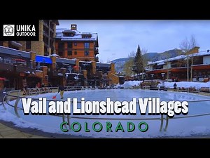 Vail Colorado Virtual Tour - A cinematic walk through the famous Vail village and Lionshead village