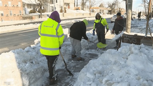 DC inspectors patrol streets to enforce snow removal on sidewalks after weekend storm