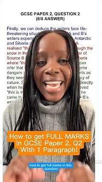 How To Get Full Marks (8/8) In GCSE Language Paper 2, Q2 With Just 1 Paragraph (Model Answer)