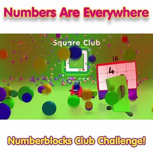 ✨ Numbers Are Everywhere, Numberblocks club challenge! 👀🎒 Challenge 4️⃣: Square numbers are special because they can make a square shape. Grab your backpack and take your Number Explorer on a square hunt! Can they find any squares inside or outside? Draw your own or download your Number Explorer's Square Club badge here 👉 https://bit.ly/3xfxLSE 📷 Tag us and share pictures of your little 1s completing this week's challenges or wearing their badges and we could be sending you a Numberblocks to