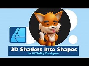 3D Shaders into Shapes in Affinity Designer.
