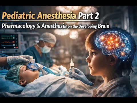 👶Pediatric Anesthesia Part 2 💉｜Pharmacology & the Impact of Anesthesia on the Developing Brain 🧠
