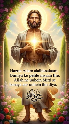 Prophet Adam (peace be upon him) was the first human being on Earth.