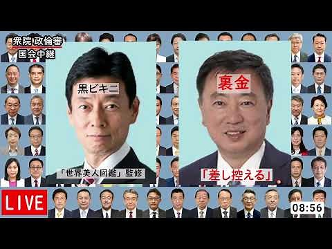 国会中継 衆議院 政治倫理審査会（2024/03/01）
