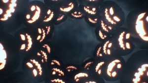Halloween Tunnel Background