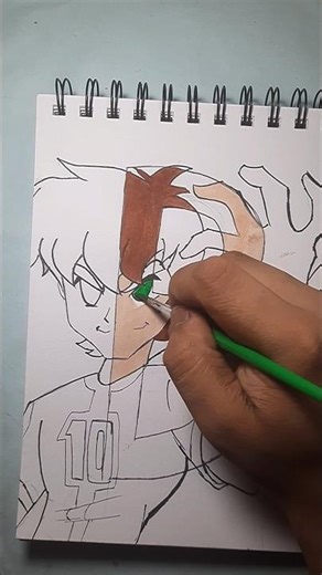 A to Z anime drawing ✨ (Ben 10 ) #animedrawing #animeart