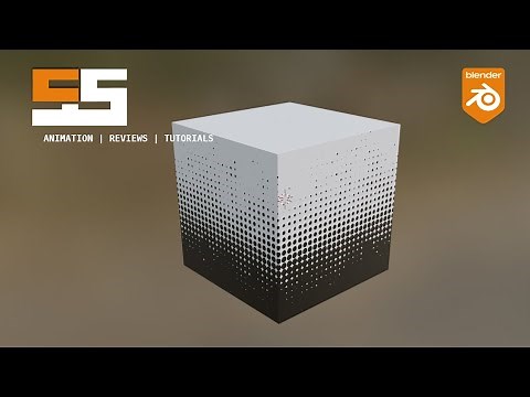 Blender halftone shader