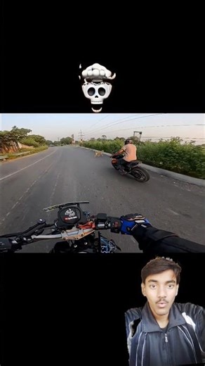 gadi chalate samay kutta a Gaya samne 😱 #automobile #supermoto #motovlog #zx10r #bike #motorcyles