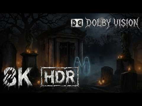 8K Haunted Graveyard Ambience 👻🕯️ – 2 Hours of Fog, Whispers & Night Cemetery Sounds