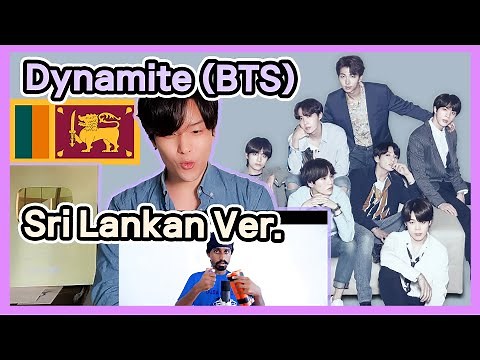 Korean Reacts to 【Dynamite (BTS) Sri Lankan Ver.】 | Sandaru Sathsara