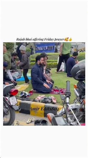 Rajab bhai offering Friday prayer🥰👍|#videoediting |‪@AmirEdits804‬