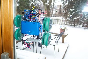 Window Painting Robot (arduino, Processing, Accelerometer)