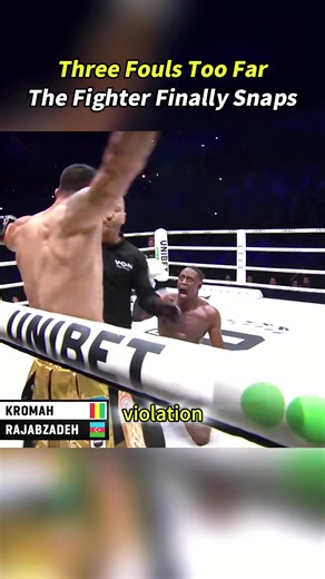 Three Fouls Too Far. Then Fighter Finally Snaps.#ufc #fight #boxing #mma #highlights