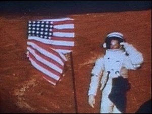 Rocketman 1997 flag scene
